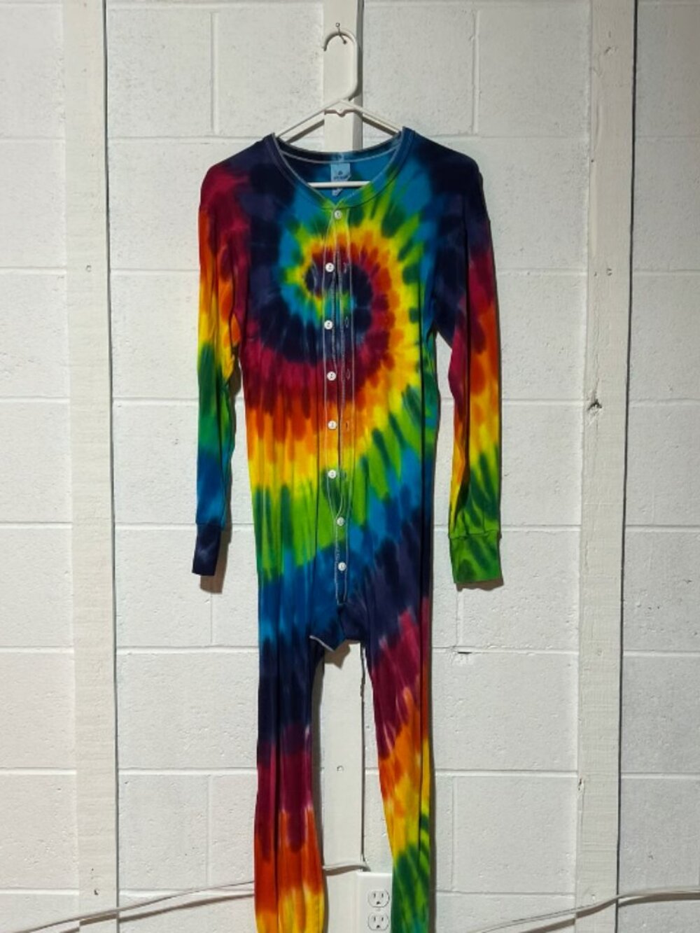 One piece pajamas with butt flap Medium - #21